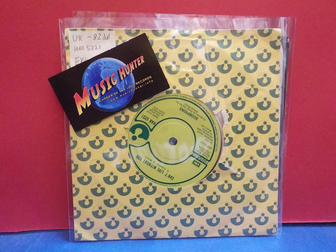 SCORPIONS - CANT LIVE WITHOUT YOU EX+ UK -82 JUL 7"