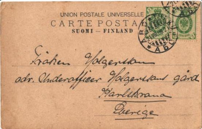 POSTILÄHETYS TURKU -RUOTSI +2KPL 2KOP CARTE-POSTALE