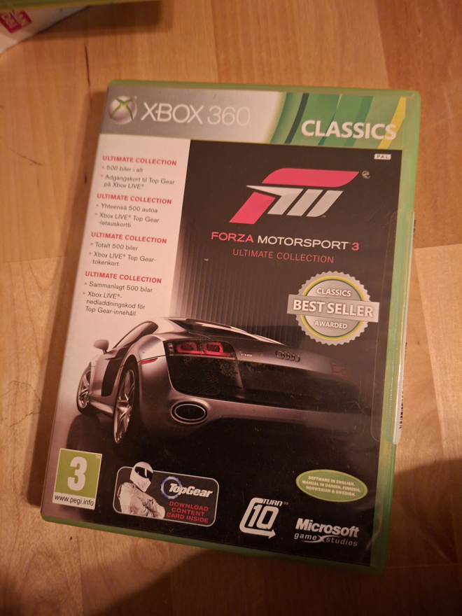 XBOX 360 Forza Motorsport 3 Ultimate Collection CIB