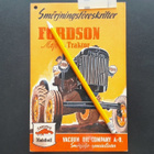 Fordson Major Traktorin Voiteluohje Mobiloil esite (1947) - pikkukuva 1