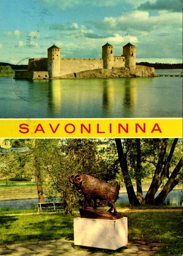 SAVONLINNA, Olavinlinna ja Pässi-patsas, kulkenut