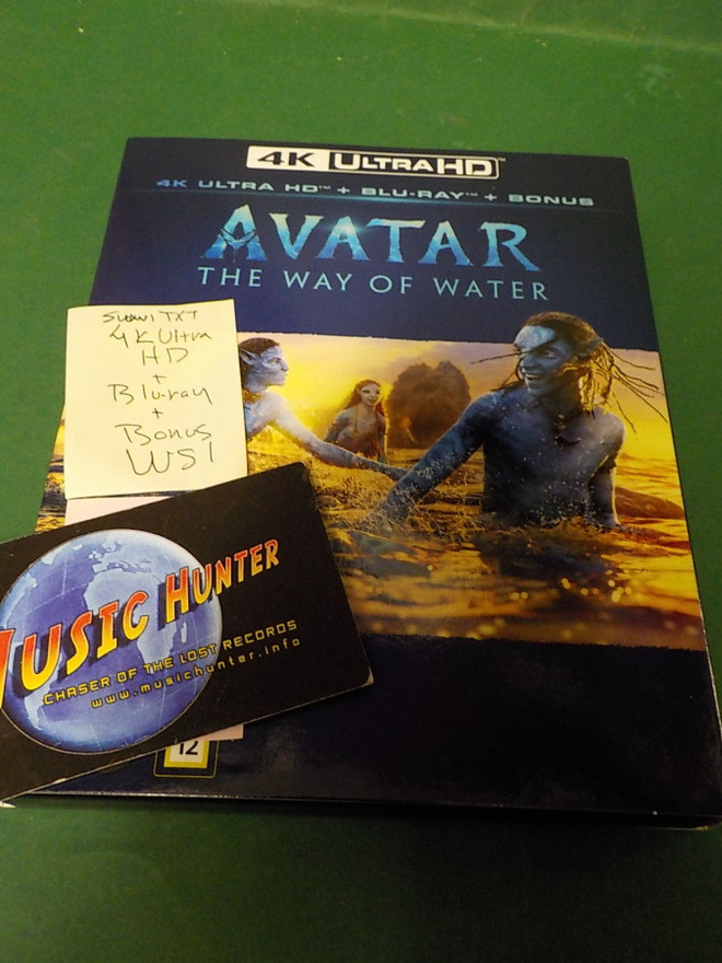 AVATAR THE WAY OF WATER UUSI 4K ULTRA HD + BLURAY (W)