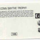 Mark Messier 88-89 10th Anniversary #105 Conn Smythe - pikkukuva 2