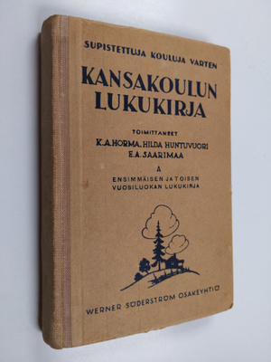 Kansakoulun lukukirja supistettuja kouluja varten A : Ens...