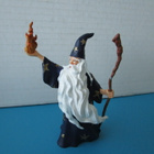 Vintage Papo figuuri, velho Merlin - pikkukuva 1