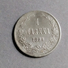 1 MARKKA 1890, HOPEAA - pikkukuva 1