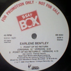 EARLENE BENTLEY :: POINT OF NO RETURN : VINYYLI MAXI 12"1986 - pikkukuva 3