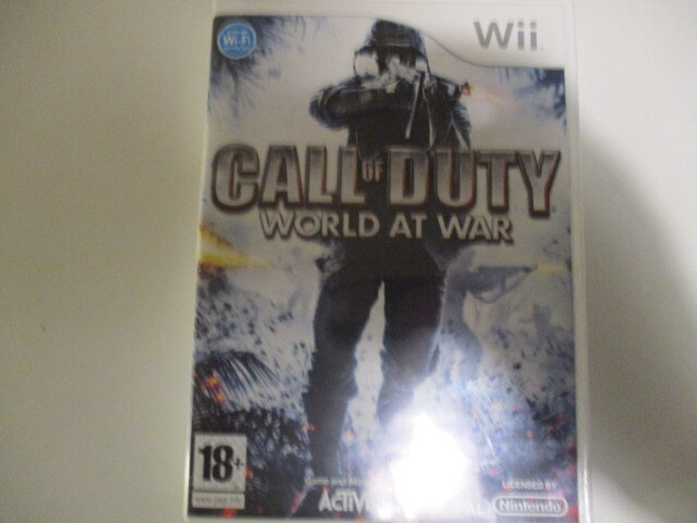 WII CALL OF DUTY WORLD AT WAR