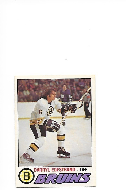 1977-78 OPC #321 Darryl Edestrand Boston Bruins