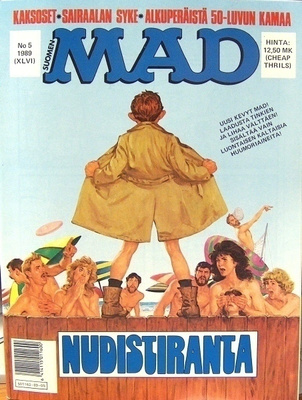 Mad lehti 5 / 1989 , lukematon