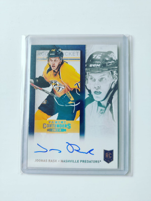 Joonas Rask 13-14 Contenders Rookie Ticket Autograph
