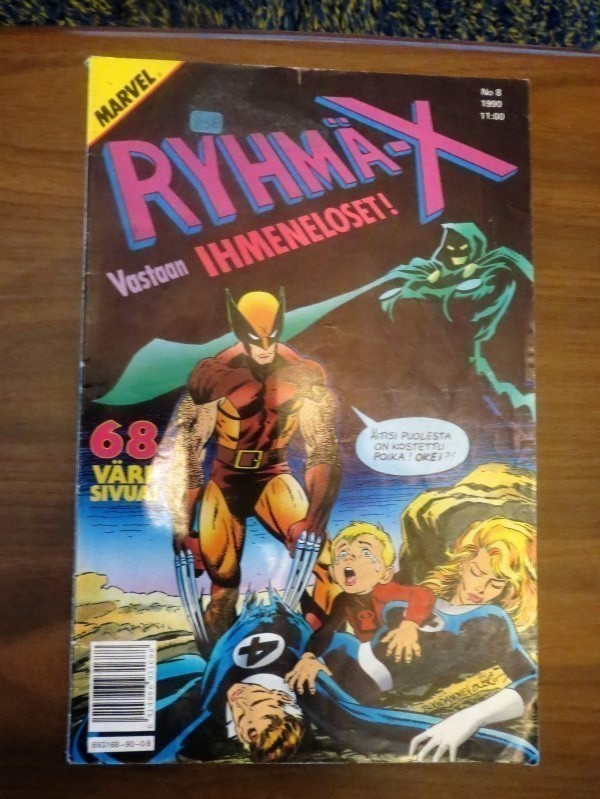 Marvel # 8/1990 Ryhmä-X vastaan Ihmeneloset