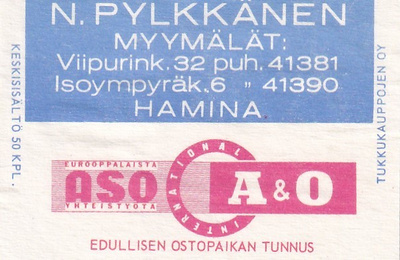 Hamina, N. Pylkkänen  A & O   b523