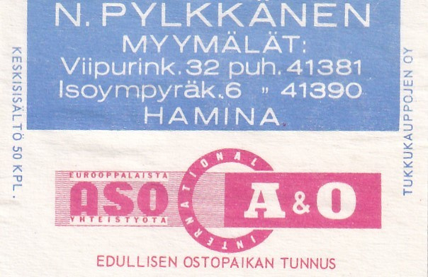 Hamina, N. Pylkkänen  A & O   b523