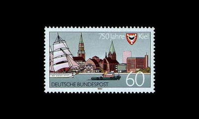 Saksa 1598 ** Kiel 750v (1992)