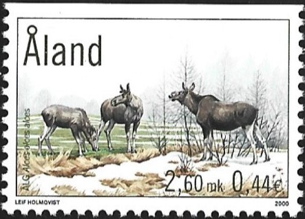 Åland 2000  ÅV 8  Hirvet  2,60 mk ** LaPe 171