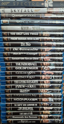 007 JAMES BOND 25 KPL  -Blu-Ray