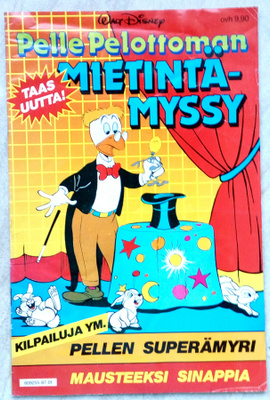 Pelle Pelottoman mietintämyssy 1/1987