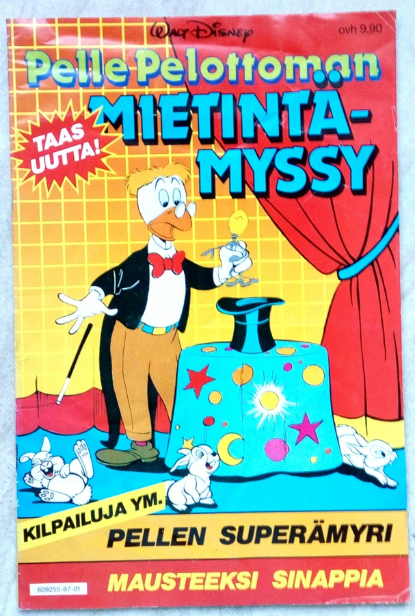 Pelle Pelottoman mietintämyssy 1/1987