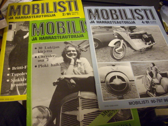 Mobilisti  1 , 2 ja 4  / 1981  (  Sis. postikulut )