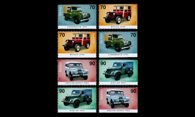 Islanti 1124-7 ** Vanhoja autoja (2006)