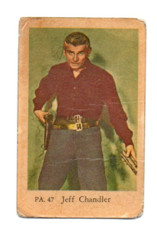Purkkakuva PA n:o 47 JEFF CHANDLER.
