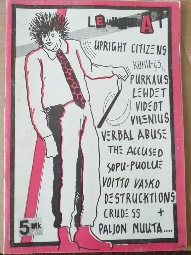 LEUKEMIA fanzine #1 1984 punk rock hardcore