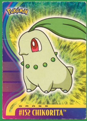 Pokémon 2001 Topps Chikorita