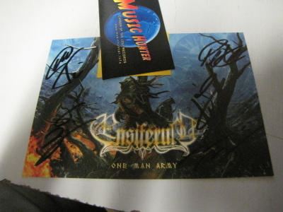 ENSIFERUM - ONE MAN ARMY PROMOKORTTI BÄNDIN NIMMAREILLA