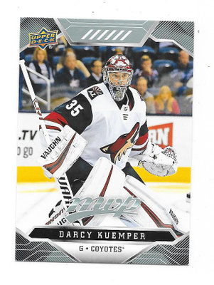 2019-20 UD MVP #135 Darcy Kuemper Arizona Coyotes MV