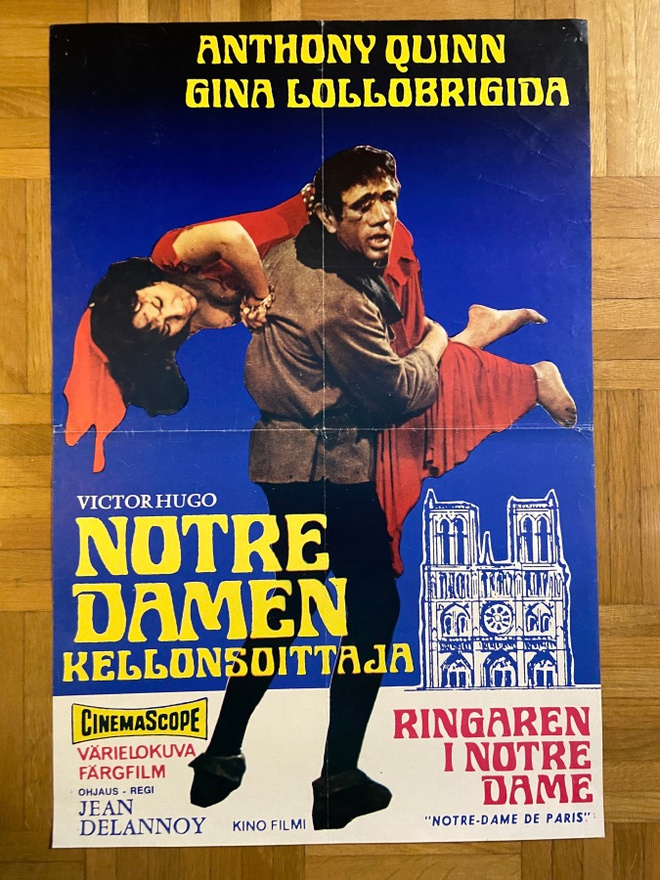 Vanha elokuvajuliste: Notre Damen kellonsoittaja