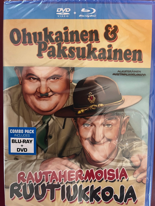 Rautahermoisia ruutiukkoja (Ohukainen & Paksukainen) uusi BD