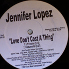 JENNIFER LOPEZ :: LOVE DON'T COST A THING : VINYYLI 12"PROMO - pikkukuva 3