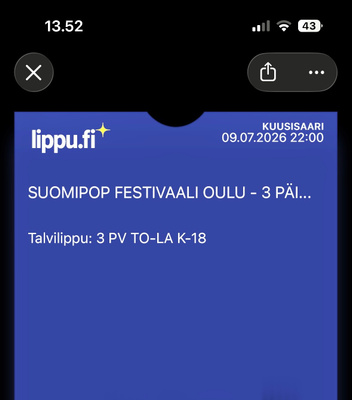 Oulu suomipop festivaali