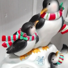 "LASKETTELEVAT PINGVIINIT" PARTYLITE TUIKKU - pikkukuva 2