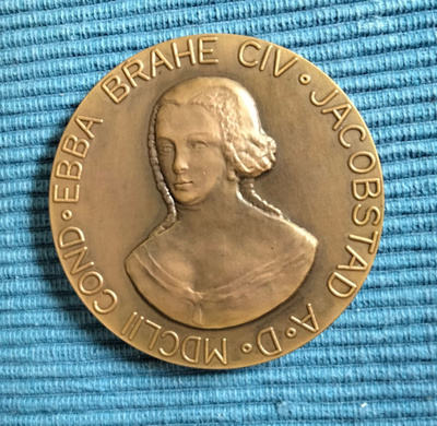 Ebba Brahe Jakobstad (suunn. Gunnar Finne 1952) taidemitali