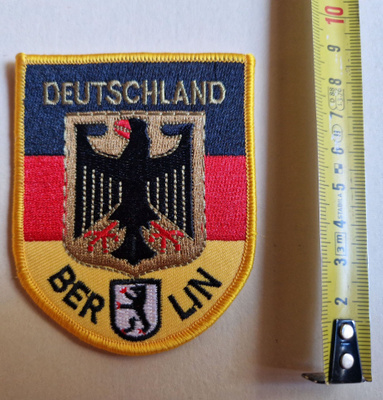Deutsland Berlin vintage kangasmerkki