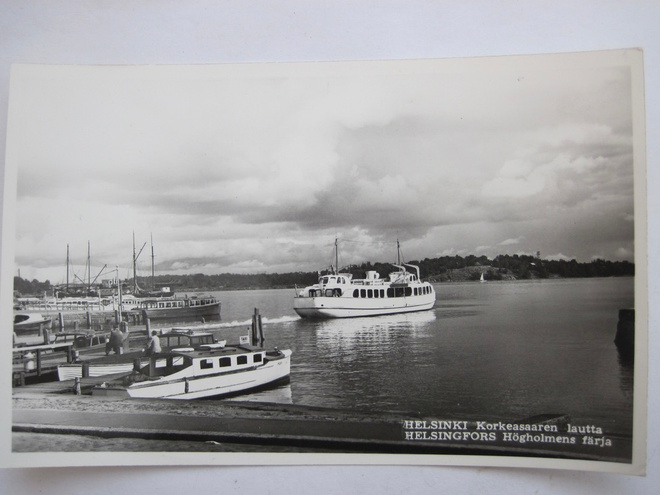 VANHA Postikortti Helsinki 1950-l Alkup.Mallikappale
