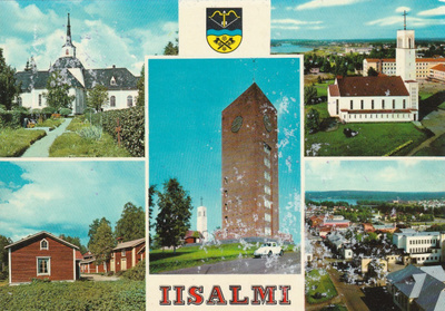 KIRKKOKORTTI - IISALMEN UUSI JA VANHA KIRKKO - 2