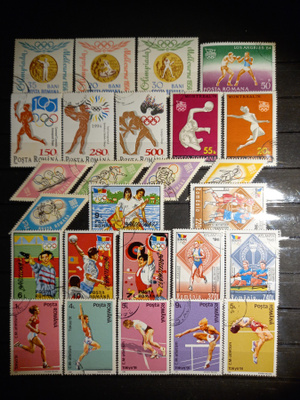 OLYMPIALAISET urheiluaihetta ROMANIA 26 erilaista o