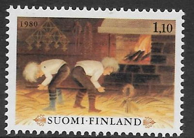 Joulu 1,10mk 1980 (LAPE 873) **