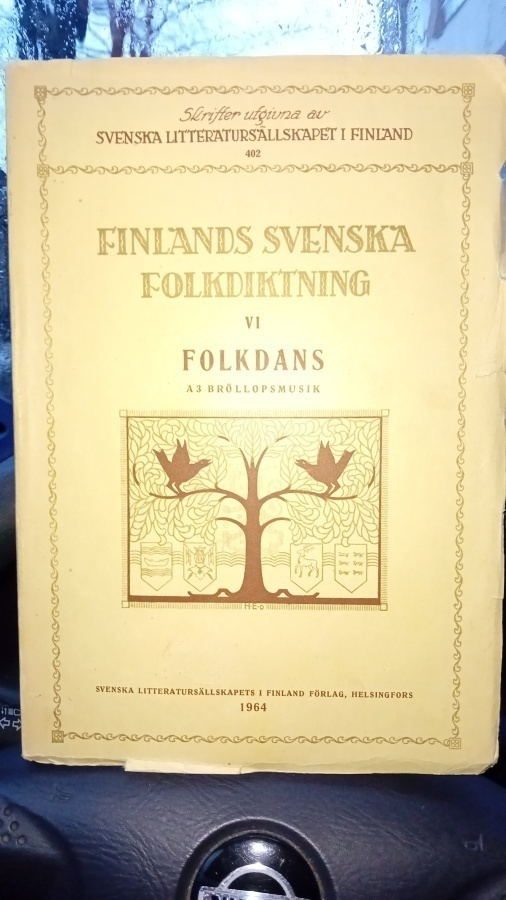 Finlands svenska folkdiktning VI Folkdans ( SIS POSTIKULU  )