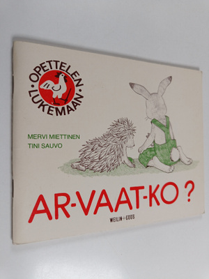 Mervi Miettinen : Ar-vaat-ko?