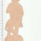 * pelaajapoika nojailee mailaansa, 17 x 6 cm * - pikkukuva 2