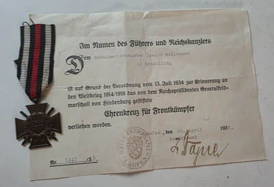 Saksan maailmansodan muistoristi 1914-1918