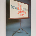 Philip Jenkins : The Focalguide to Movie Titling - pikkukuva 1