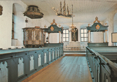 KIRKKOKORTTI - TURKU - LINNAN KIRKKO - SISÄKUVA - 2