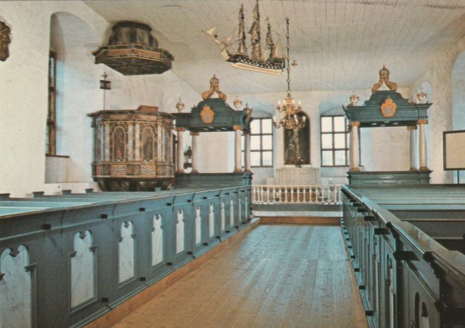 KIRKKOKORTTI - TURKU - LINNAN KIRKKO - SISÄKUVA - 2
