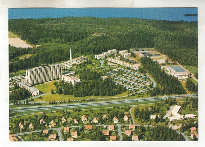 Tampere keskussairaala ilmavalokuva