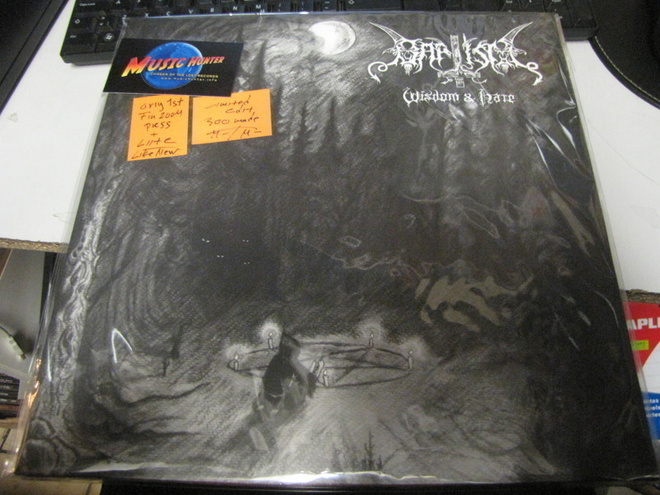 BAPTISM - WISDOM & HATE LP 1.PAINOS SUOMI '04 M-/M-